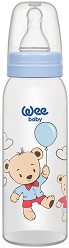 Бебешко стандартно шише Wee Baby - 250 ml, от серията Classic, 0-6 м - шише