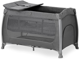       Hauck Play'n Relax Center: Melange Charcoal -   60 x 120 cm,     - 