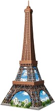 Айфеловата кула - 3D пъзел от 62 пластмасови елемента — Ravensburger 12536