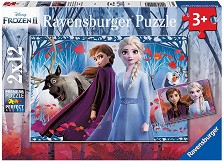 Замръзналото кралство 2 - Комплект от 2 пъзела — Ravensburger 05009