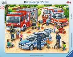 Вълнуваща професия - Пъзел от 30 части в рамка — Ravensburger 06144