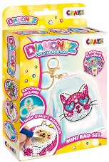 Декорирай с мъниста портмоне коте - Craze - Творчески комплект от серията Diamondz — 48320