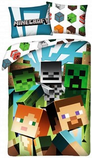     2  Colour - 140 x 200 cm,   Minecraft - 