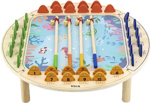 Риболов - Детска дървена магнитна игра — Viga Toys 44546