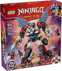 LEGO Ninjago - Робот-ултракомбинатор на Зейн - Детски конструктор — 71834