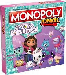 Монополи - Gabby's Dollhouse - Семейна бизнес игра на тема Къщата за кукли на Габи — Winning Moves