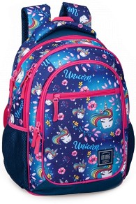 Ученическа раница J. M. Inacio - От серията "Delbag Unicorn Navy" — 11613
