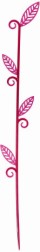Опорна пръчка за цветя и орхидеи Plastia - Лист - С дължина 60 cm - 