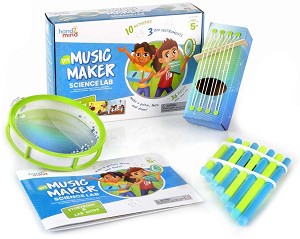 Направи сам музикални инструменти Learning Resources - Детски творчески комплект — LER92393