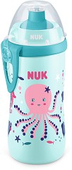Неразливащо се спортно шише NUK Junior Cup - 300 ml, от серията Chameleon, 24+ м - чаша