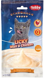    Nobby Licky Cat Malt & Chicken -   5  x 15 g,    ,   StarSnack - 