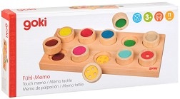 Сензорна стимулация - Goki - Дървена мемо игра — 56895