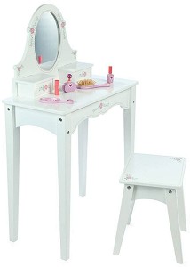 Детска дървена тоалетка със столче Bigjigs Toys — T0067