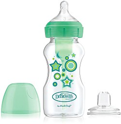   2  1 Dr. Brown's Wide Neck - 270 ml,   6+    ,   Options+ - 