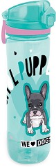 Детска пластмасова бутилка Lizzy Card - С вместимост 600 ml от серията We Love Dogs — 21894401