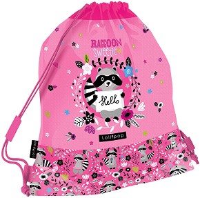 Спортна торба Lizzy Card - От серията Lollipop: Raccoon Sweetie — 21888452