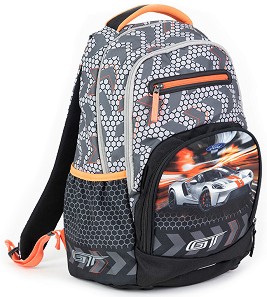 Ученическа раница Lizzy Card - От серията Ford GT Silver — 21877711