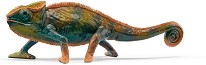 Фигурка на хамелеон - Schleich - С променящ се цвят от серията Wild Life — 14858