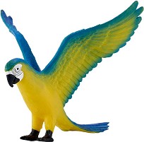 Фигурка на син папагал Ара - Mojo - От серията Wildlife — 381097