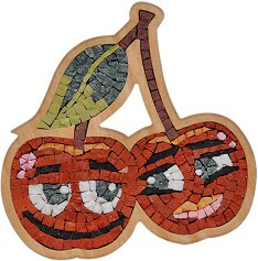 Каменна мозайка Черешки - Neptune Mosaic - С размери 21.5 х 23.5 cm