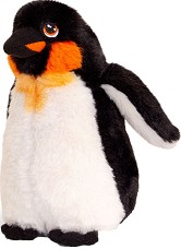 Екологичен плюшен императорски пингвин - Keel Toys - От серията Keeleco - 20 cm — SE6175