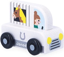 Детска кола Камион за коне - Janod - От серията Cross Roads — J05934