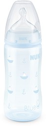   NUK Temperature Control Rose & Blue - 300 ml,   First Choice+, 0-6  - 