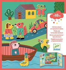 Декорирай със стикери Djeco - Светът на животните — DJ09071