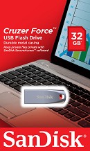 USB 2.0   32 GB SanDisk Cruzer Force - 
