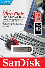 USB 3.0   16 GB SanDisk Ultra Flair - 