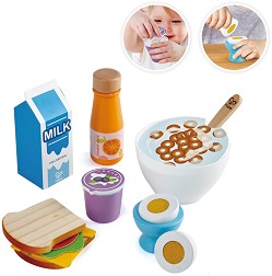 Дървени фигурки HaPe - Закуска — H3172