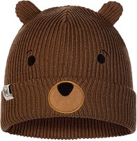 Детска шапка - Knitted Hat Funn Bear - За деца от 4 до 12 години - 