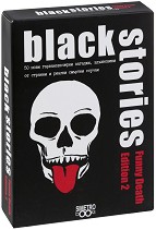 Black Stories: Funny Death Edition 2 - Комплект от 50 карти за игра — Simetro books 8078-0218