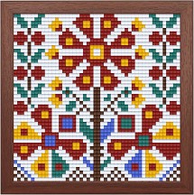 Мозайка в рамка Български шевици - Bright Toys - Творчески комплект — BE48003-F
