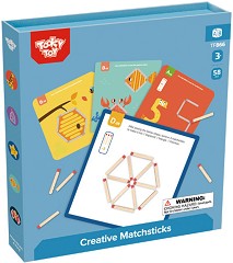 Магнитни кибритени клечки Tooky Toy — TF866