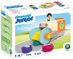 Playmobil Junior - Боклукчийски камион — 71774