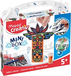 Направи сам Индиански тотем - Maped - Творчески комплект от серията Creativ
