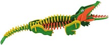 Крокодил - 3D дървен пъзел — Andreu Toys 1232055