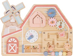 Дървена активна дъска Ферма с Мелница - Ginger Home — W12D824