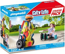 Playmobil City Life - Спасителна мисия с балансиращ скутер - Стартов пакет — 71257