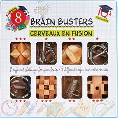 Brain Busters - Комплект от 8 3D пъзела — Eureka 473360