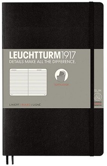 Тефтер с меки корици Leuchtturm1917 Paperback - Формат B6+ с редове - 