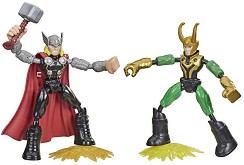 Екшън фигурки на Тор срещу Локи - Hasbro - С аксесоари от серията Отмъстителите — F0245