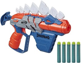 Nerf - Dinosquad Stego-Smash - Бластер с 5 стрелички — F0805