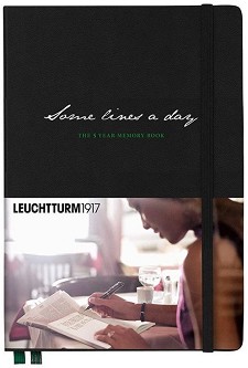 Тефтер Leuchtturm1917 The 5 Year Memory Book - A5, с редове