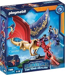 Playmobil Dragons - Деветте сфери: Двуглав змей Вю и Ви — 71080