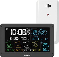 Метеорологична станция Levenhuk LP80 - С външен сензор от серията Wezzer Plus
