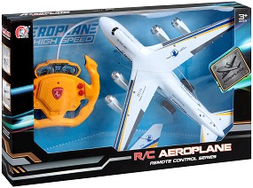 Играчка с дистанционно управление - Самолет High Speed - Със светлина — Феликс Тойс OTC0880425