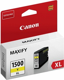 Тонер касета Canon PGI-1500XL Yellow - 935 страници