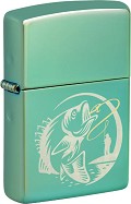Ветроустойчива запалка Zippo Риба
